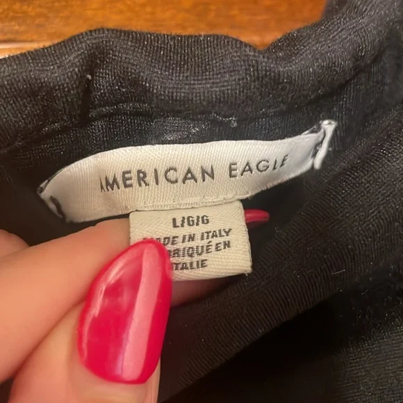 American Eagle It Knit Black Skort - Picture 4 of 7